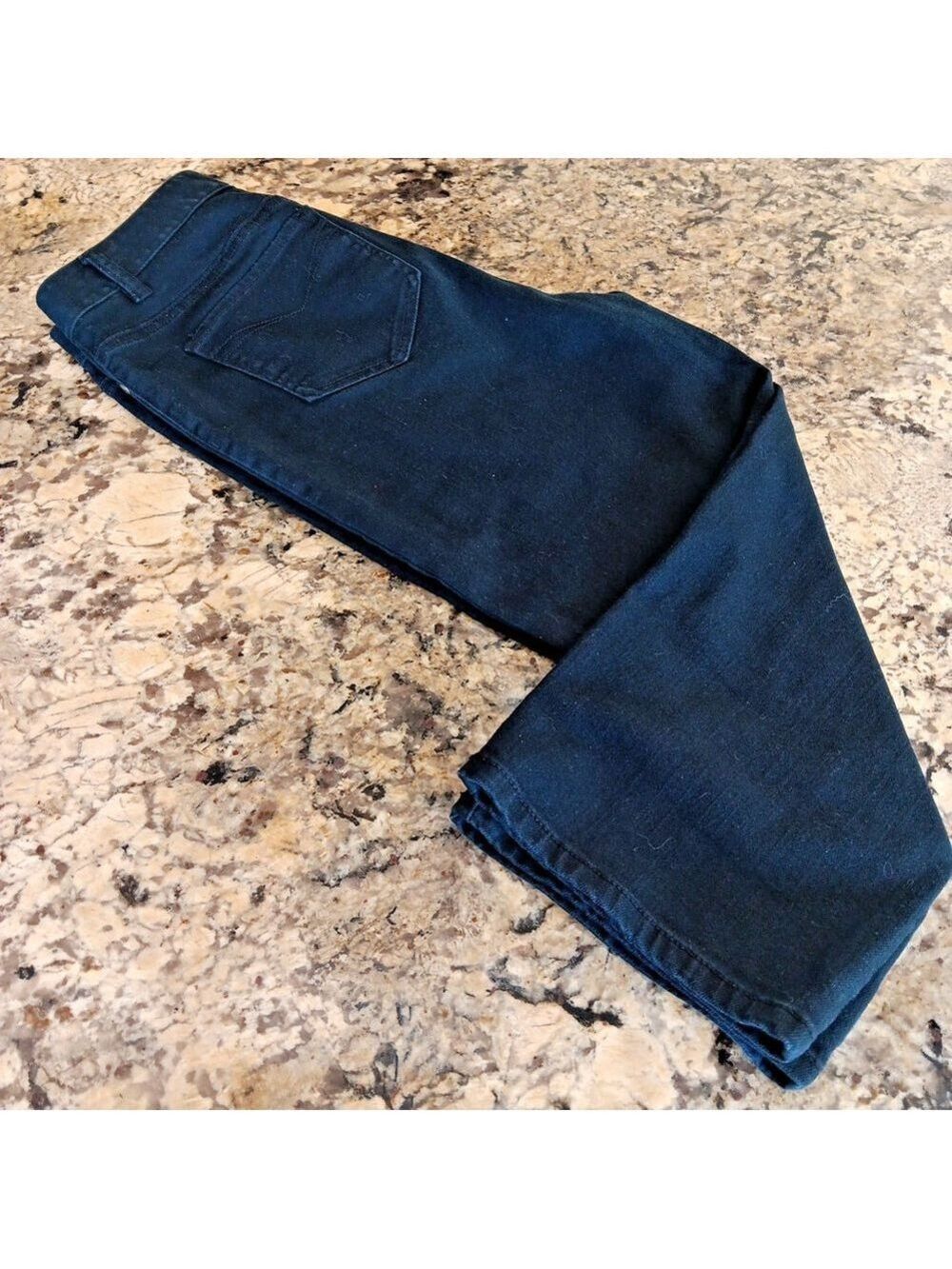 10 X 22 Womens Capri Jeans Black Denver Hayes Very Good Cambodia